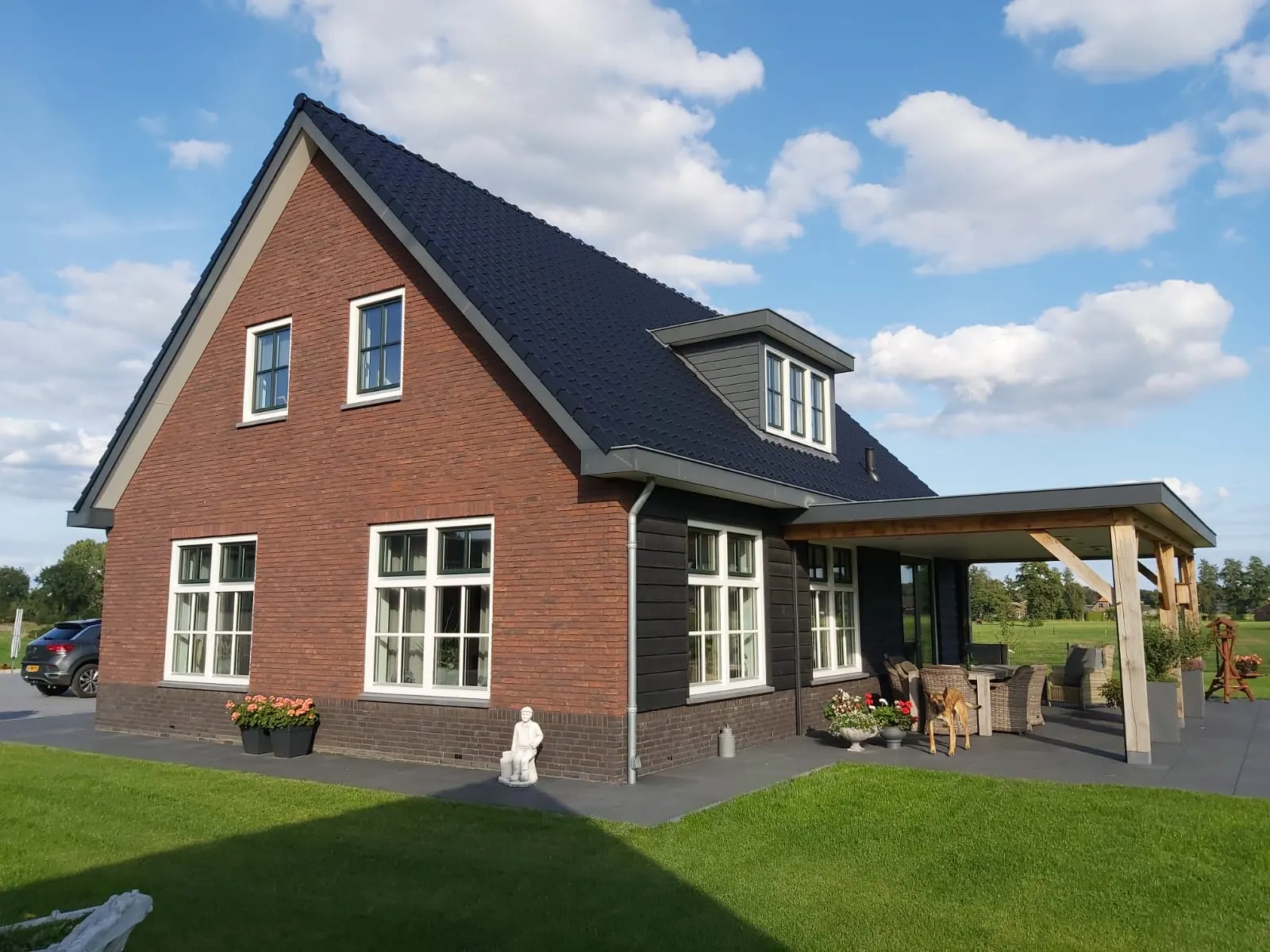 Traditioneel gemetselde woning gebouwd door Bouwbedrijf Kok